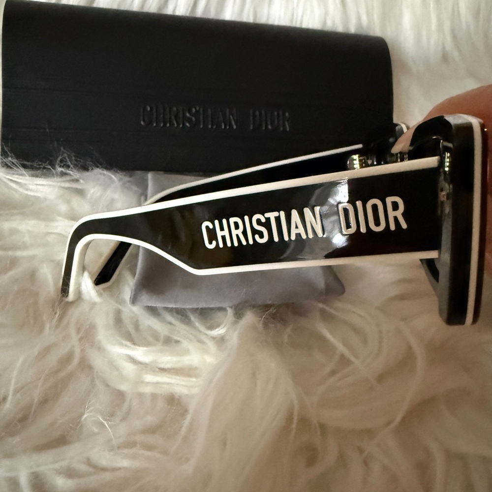 Diorpacific Black Rectangular Sunglasses - image 4